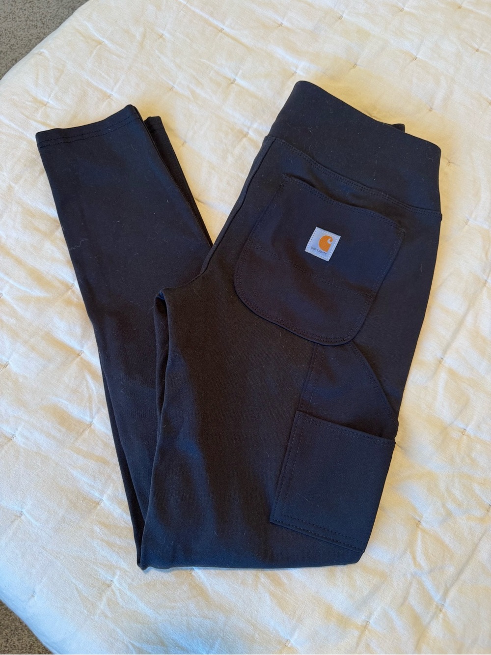 Carhartt Black Fitted Performance Leggings with Logo